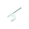 Fäst & Kopplingsmaterial<Malmbergs Spikklammer, Vit, För kabel 8-12 mm, 30 mm, 50 st