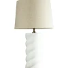 Spin Bordslampa 65cm Sofia Florenzo Vit/Beige