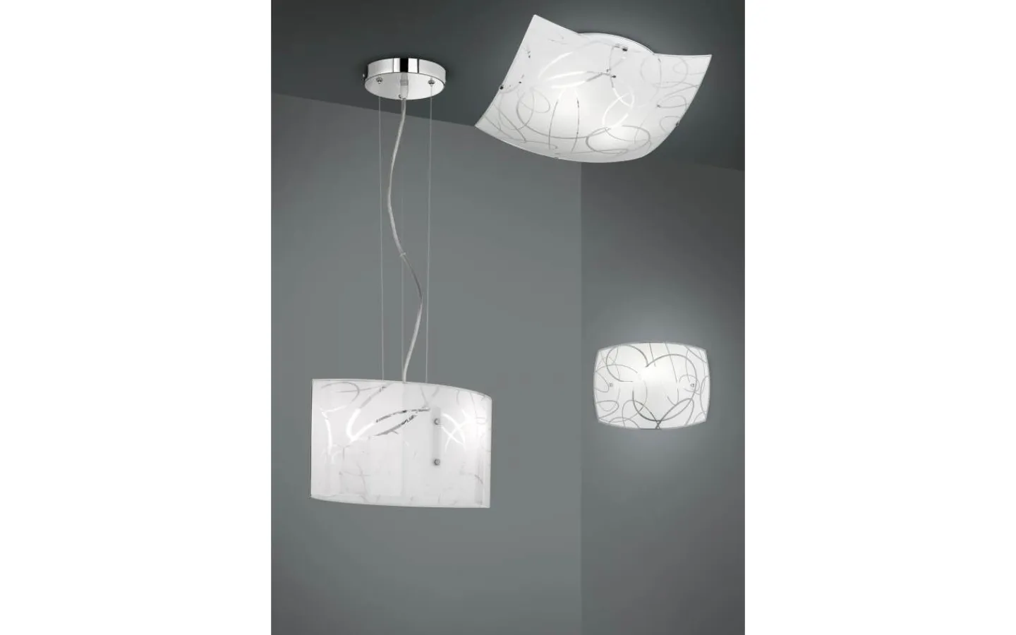 Plafonder<Trio Lighting Spirelli Plafond 2xE27 vit