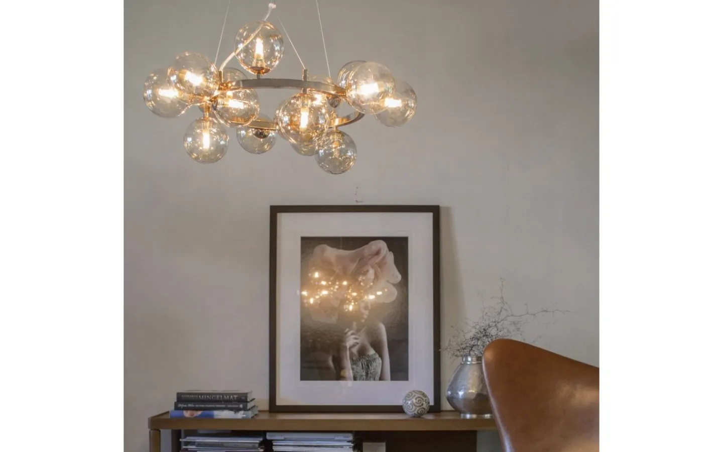 Hall & Trappa|Stora Taklampor Ø50-69 Cm<By Rydens Splendor Taklampa Amber