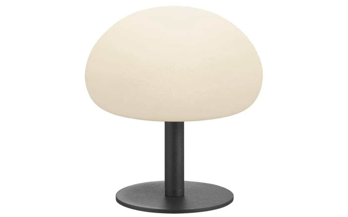 Sponge Uppladdningsbar Bordslampa 3-stegs Dim 20cm Svart/Vit IP65