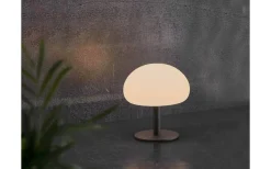 Sponge Uppladdningsbar Bordslampa 3-stegs Dim 20cm Svart/Vit IP65