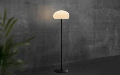 Uppladdningsbara Lampor Utomhus|Uppladdningsbara Lampor Utomhus<Nordlux Sponge Uppladdningsbar Golvlampa Svart/Vit IP65
