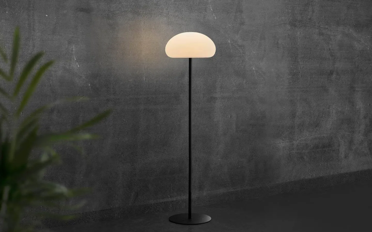 Uppladdningsbara Lampor Utomhus|Uppladdningsbara Lampor Utomhus<Nordlux Sponge Uppladdningsbar Golvlampa Svart/Vit IP65