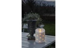 Spot Batteridrivet Blockljus 10,5cm Creme IP44