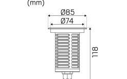 Markbelysning<Hidealite Spot Up Multi 230V 3000K 7W IP67