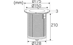 Markbelysning<Hidealite Spot Up Multi 230V 3000K 24W IP67