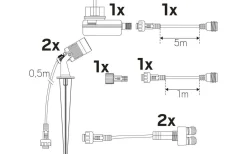 System Garden Hide-A-Lite<Hidealite Spotlight System Garden Kit 2 Spot 3000K 2x0,8W