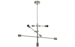 Stora Taklampor Ø70-150 Cm<Oriva Spröt Taklampa 85cm Satin nickel