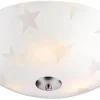 Star Plafond 35cm LED Frostat/Stål