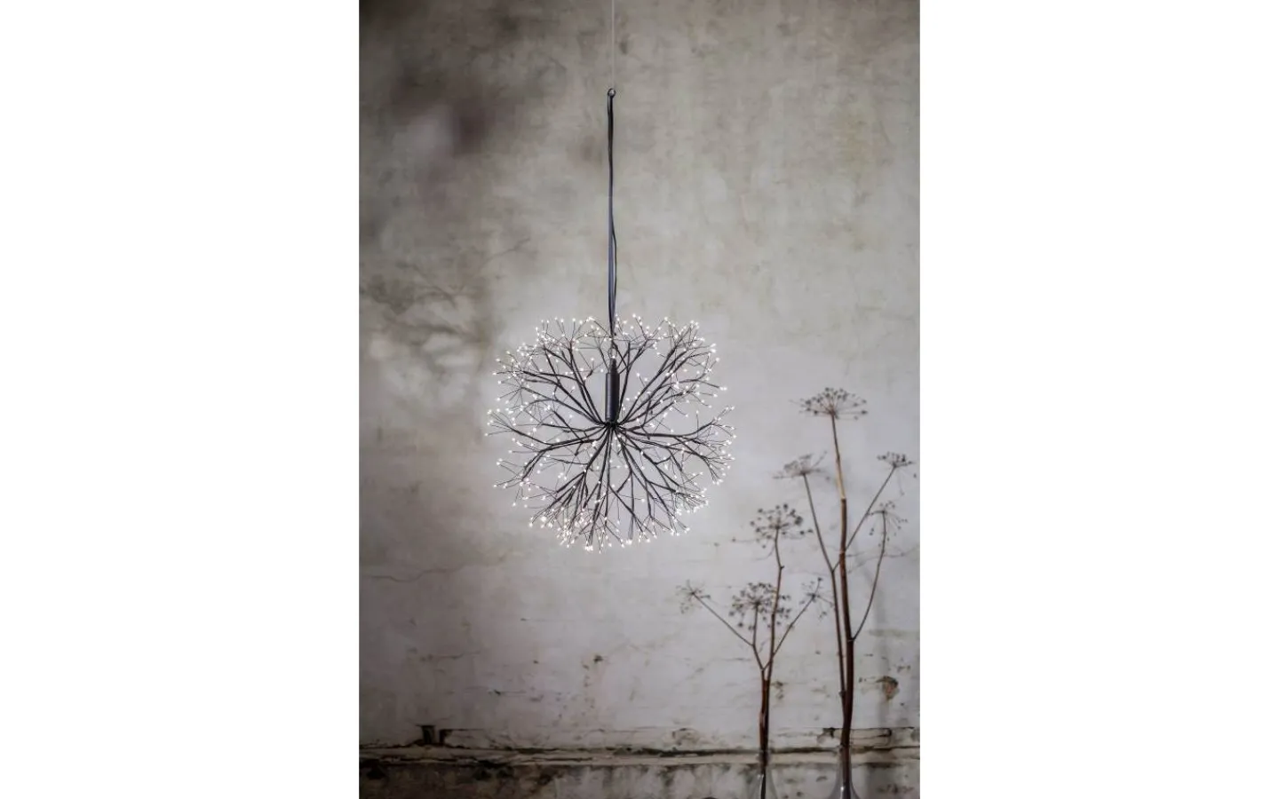 Star Trading Stardust Hängande Dekoration 48cm Svart* Utomhusdekorationer|Inomhusdekorationer 230V