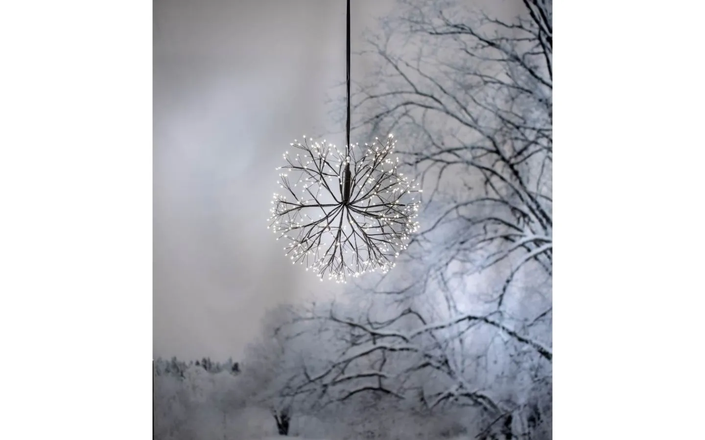 Star Trading Stardust Hängande Dekoration 48cm Svart* Utomhusdekorationer|Inomhusdekorationer 230V