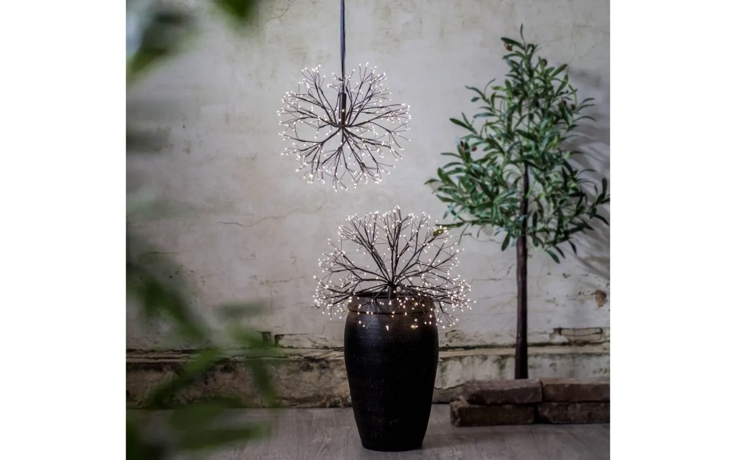 Star Trading Stardust Hängande Dekoration 48cm Svart* Utomhusdekorationer|Inomhusdekorationer 230V