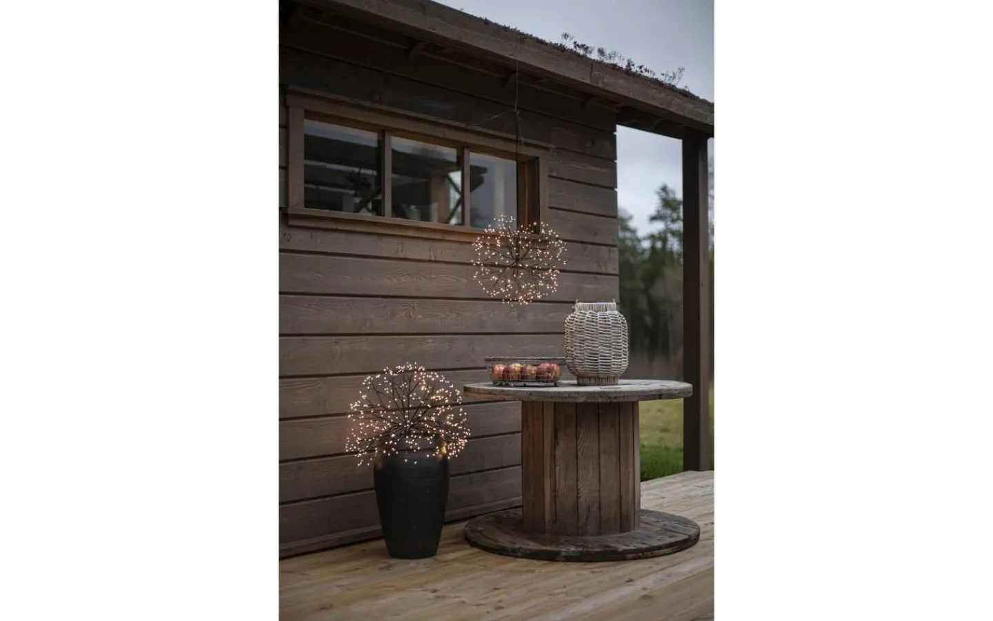 Star Trading Stardust Hängande Dekoration 48cm Svart* Utomhusdekorationer|Inomhusdekorationer 230V