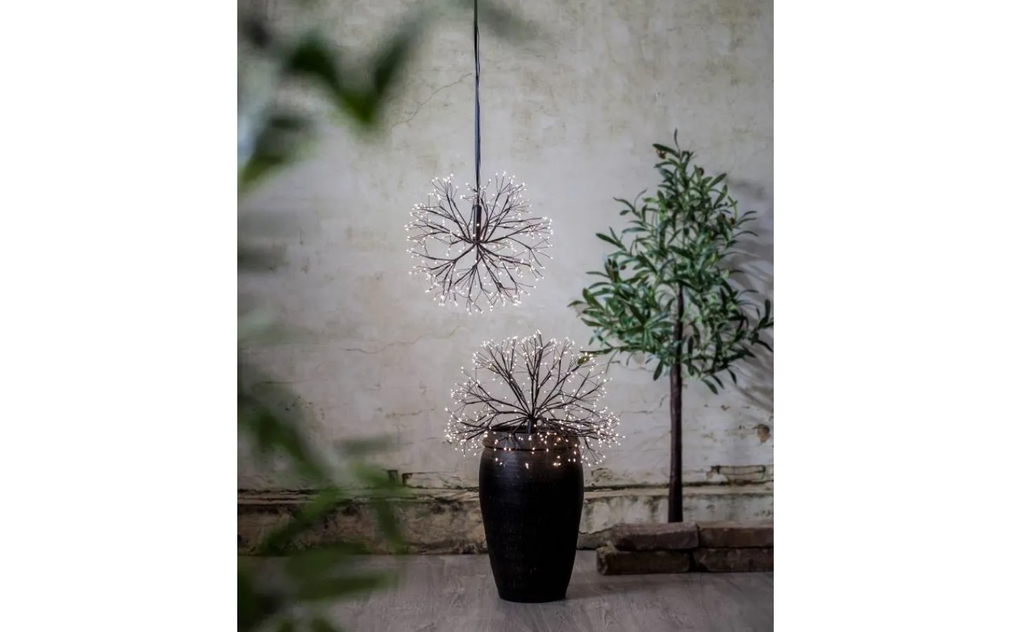 Star Trading Stardust Hängande Dekoration 48cm Svart* Utomhusdekorationer|Inomhusdekorationer 230V