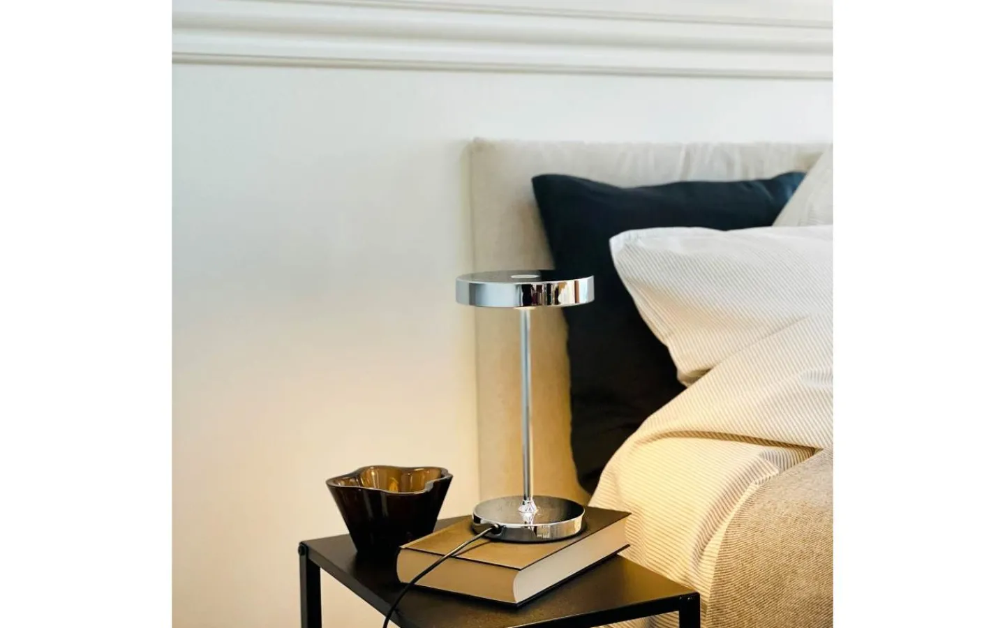 Bordslampor<Dyberg Larsen Starlight Bordslampa 25,5cm LED 3000K 4,5W Krom