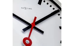 NeXtime Station II Väggklocka Ø30cm Vit* Väggklockor