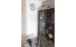 Station Väggklocka Ø30cm Vit