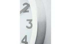 Station Väggklocka Ø30cm Vit