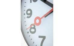 Station Väggklocka Ø30cm Vit