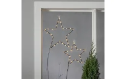 Batteri Julpynt Inomhus<Star Trading Stella Batteridriven Dekoration Stjärnor 25cm Svart