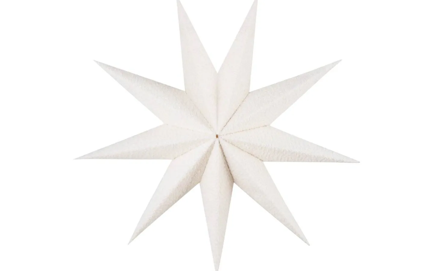 Visa Alla Julstjärnor|Julstjärnor Utan Sladd<Globen Lighting Stella Julstjärna 60cm Vit Bouclé