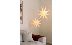 Visa Alla Julstjärnor|Julstjärnor Utan Sladd<Globen Lighting Stella Julstjärna 60cm Vit Bouclé