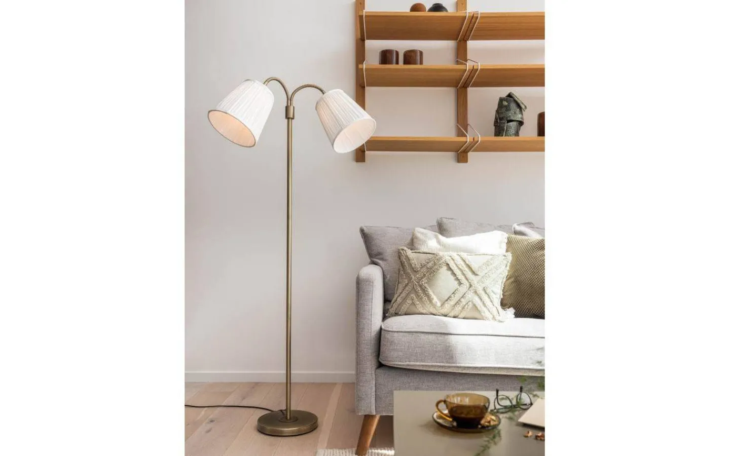 Toppringsskärmar|Plisserade Lampskärmar<PR Home Stella Toppringskärm Ø20cmVit