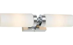 Markslojd Stella Vägglampa Badrum 2xE14 IP44 Krom* Badrum|Badrumslampor Vägg