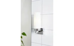 Markslojd Stella Vägglampa 21cm Krom/Vit IP44* Badrumslampor Vägg