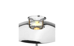 Halo Design Stepp 1-2-3 Uppladdningsbar Bordslampa LED 2,5W 2700K 28cm Krom IP54* Uppladdningsbara Lampor Utomhus|Uppladdningsbara Lampor Utomhus