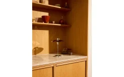 Halo Design Stepp 1-2-3 Uppladdningsbar Bordslampa LED 2,5W 2700K 28cm Krom IP54* Uppladdningsbara Lampor Utomhus|Uppladdningsbara Lampor Utomhus