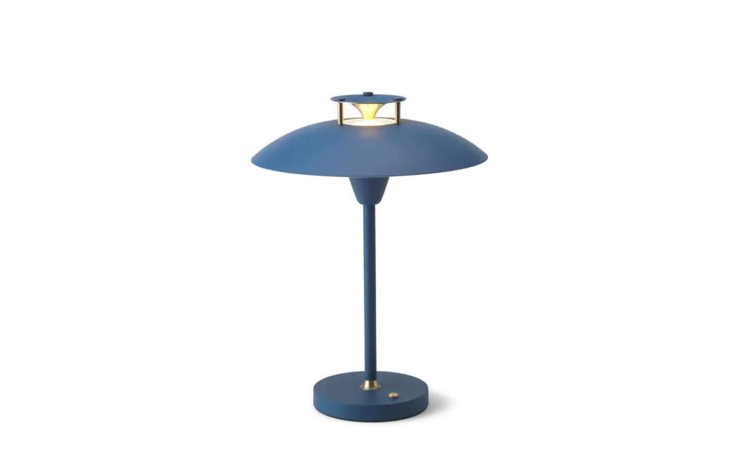 Uppladdningsbara Lampor Utomhus|Uppladdningsbara Lampor Utomhus<Halo Design Stepp 1-2-3 Uppladdningsbar Bordslampa LED 2,5W 2700K 28cm Dark Blue IP54