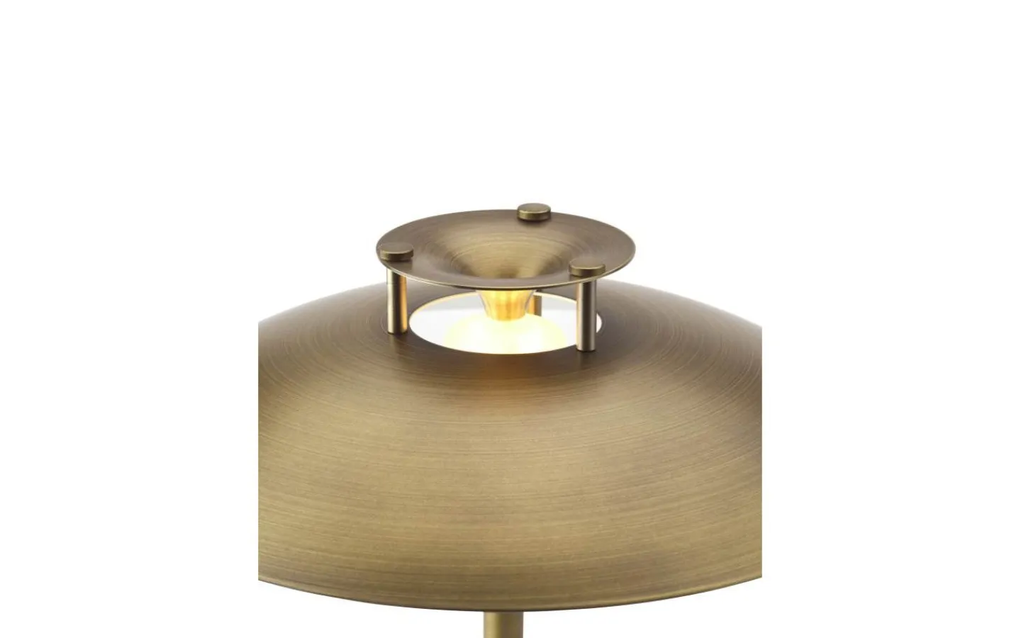 Uppladdningsbara Lampor Utomhus|Uppladdningsbara Lampor Utomhus<Halo Design Stepp 1-2-3 Uppladdningsbar Bordslampa LED 2,5W 2700K 28cm Antik IP54