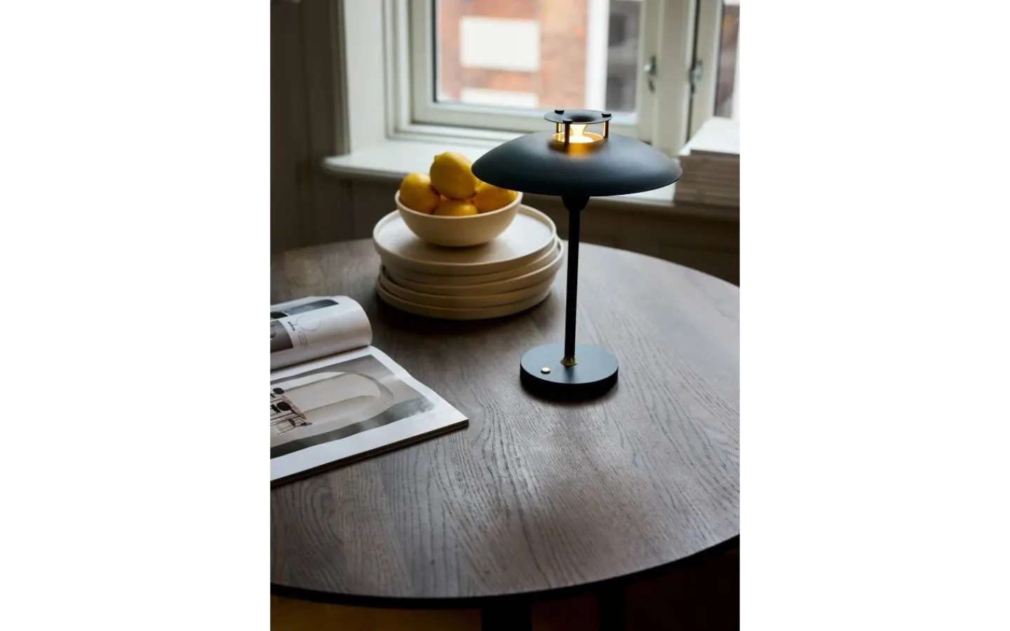 Halo Design Stepp 1-2-3 Uppladdningsbar Bordslampa LED 2,5W 2700K 28cm Dark Green IP54* Uppladdningsbara Lampor Utomhus|Uppladdningsbara Lampor Utomhus