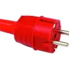 Cee,Skarvkabel,Central,Dimmrar<Malmbergs Stickpropp, IP44, Med jord, Röd