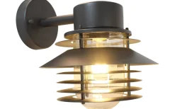 Stig Down Vägglykta E27 Antracit IP44