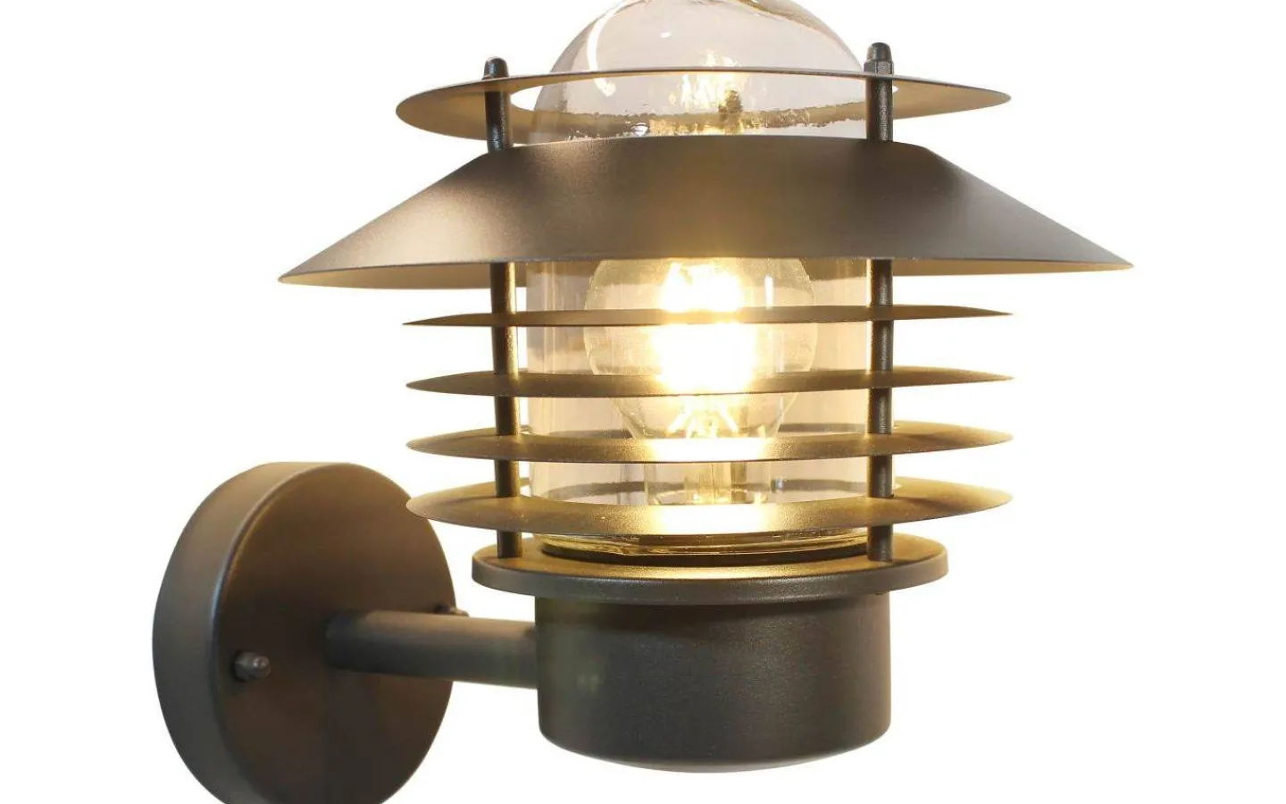 Llitt Stig Up Vägglykta E27 Antracit IP44* Vägglyktor