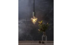 Stil Pendel E27 med 3,5m textilkabel Krom