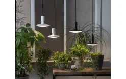 Sladdställ Med Sockel|Fönsterlampor<Star Trading Stil Pendel E27 med 3,5m textilkabel Vit