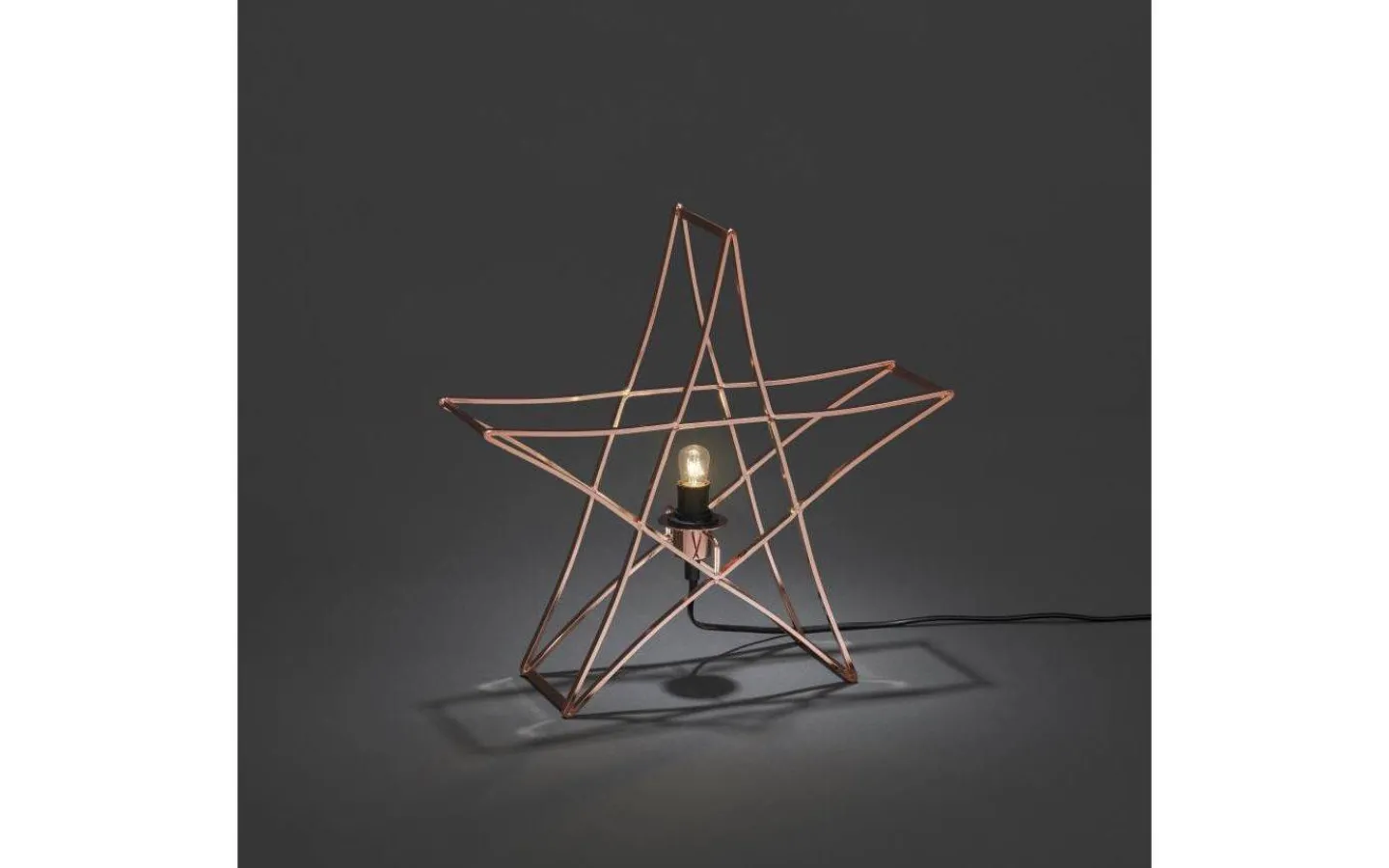 Julpynt Inomhus<Konstsmide Stjärna Bordslampa 40cm Koppar