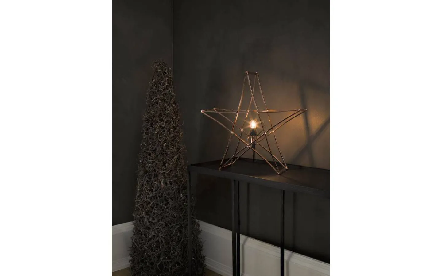 Julpynt Inomhus<Konstsmide Stjärna Bordslampa 40cm Koppar