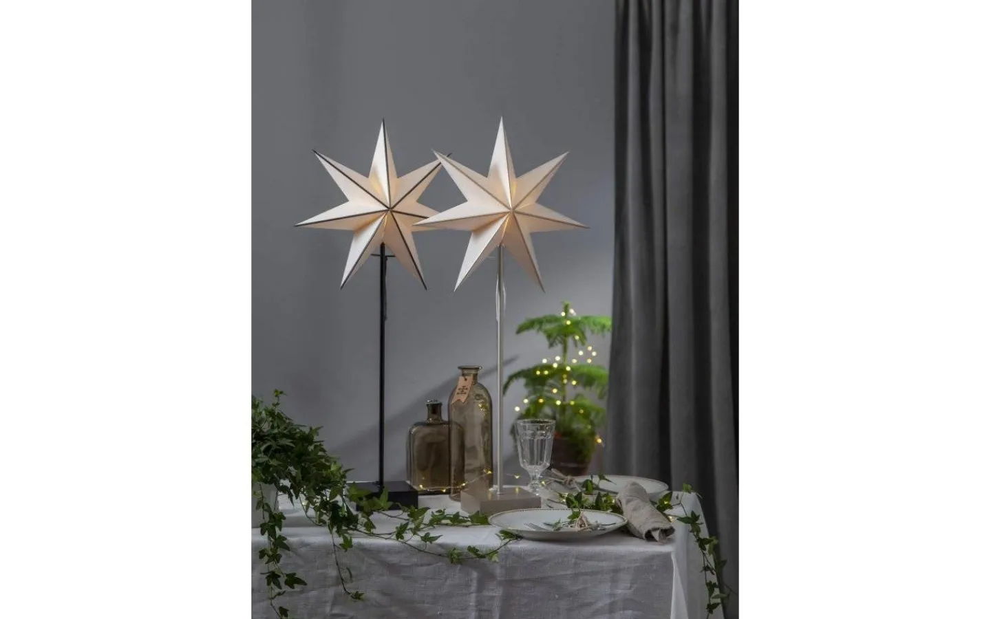 Star Trading Stjärna på fot Astro, Batteridriven 74cm Vit* Visa Alla Julstjärnor|Julstjärnor På Fot