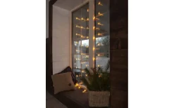 Star Trading Stjärngardin 0,9x2m 50L Varmvit Inomhus* Ljusgardiner Och Istappsslingor|Julpynt Inomhus