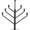 Stockholm Adventsljusstake 66cm E14 Svart