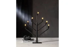 Stockholm Adventsljusstake 66cm E14 Svart