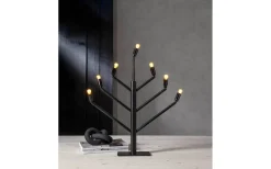 Stockholm Adventsljusstake 66cm E14 Svart