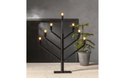 Stockholm Adventsljusstake 66cm E14 Svart