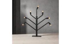 Stockholm Adventsljusstake 66cm E14 Svart