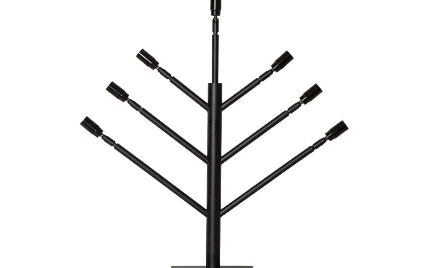 Stockholm Adventsljusstake 66cm E14 Svart